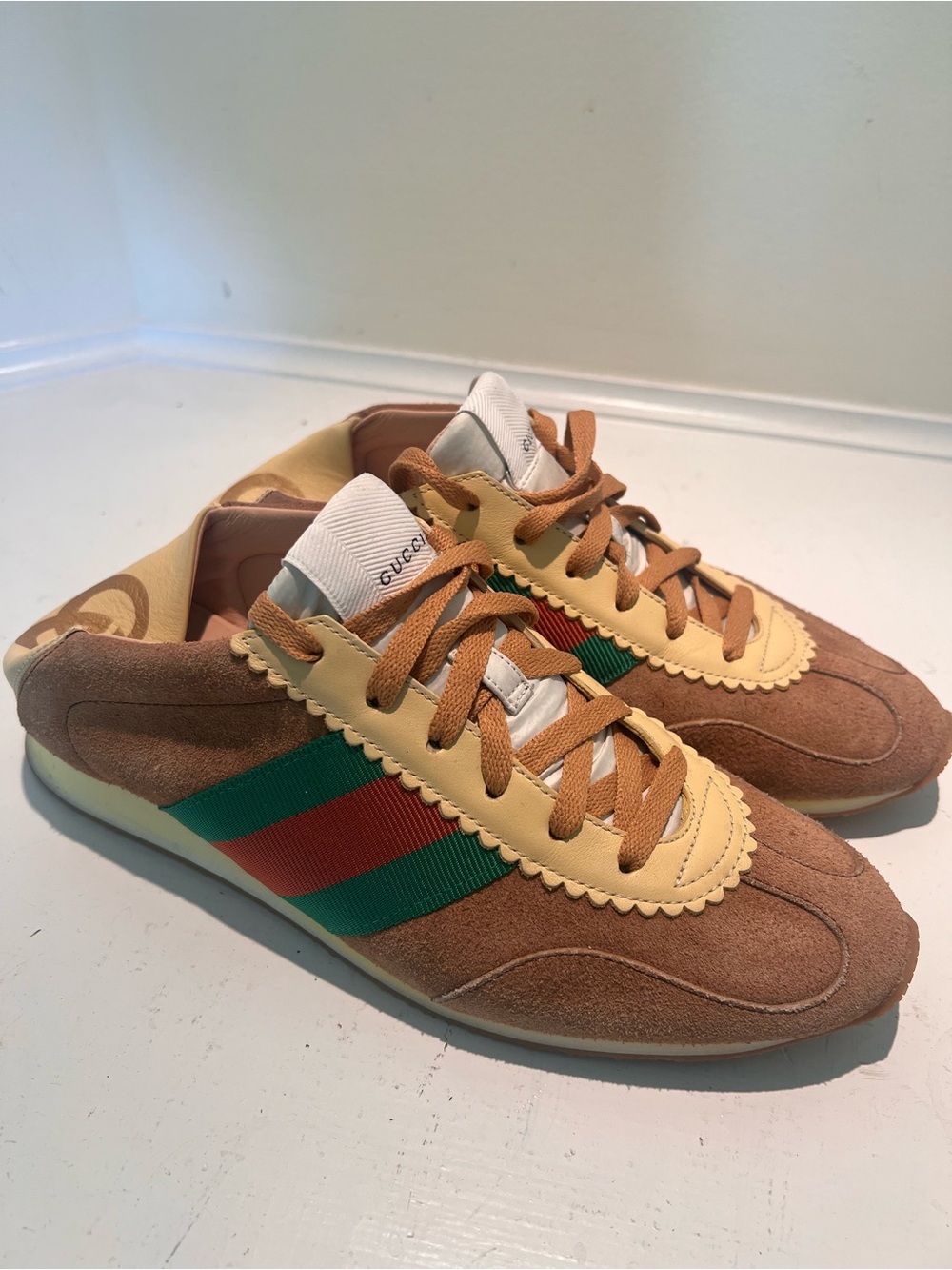 Gucci Brown Rocket Sneakers